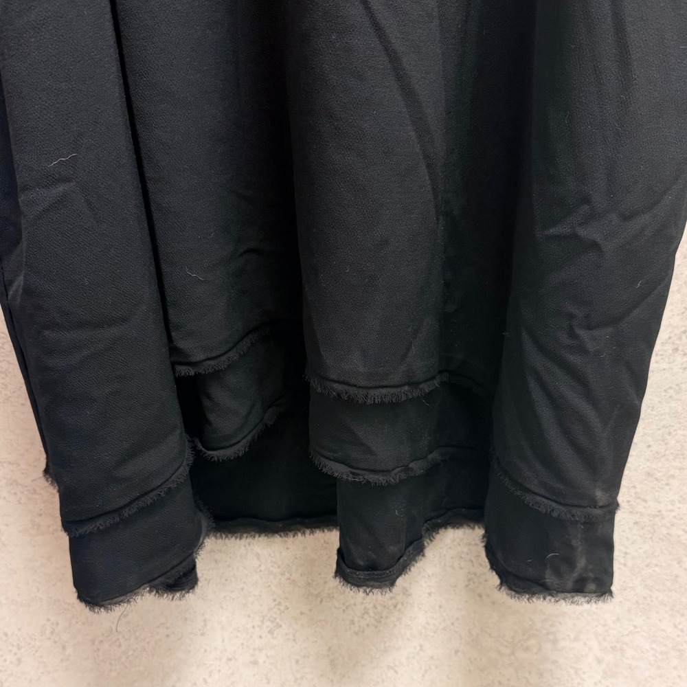 Rachel Rachel Roy 1x Plus Women Black Eye Lash Trim Cocktail Gold Zipper Dress - Picture 7 of 11